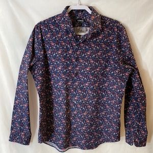 Express Floral dress shirt size L